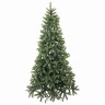 Ель новогодняя искусственная "Christmas Beauty" 210 см, литой ПЭТ+ПВХ, зеленая, ЗОЛОТАЯ СКАЗКА, 591314