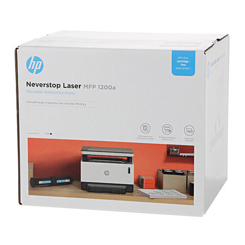 МФУ лазерное HP Neverstop Laser 1200a "3 в 1", А4, 20 стр/мин, 20000 стр/мес, СНПТ, 4QD21A