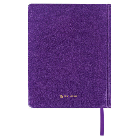 Дневник 1-11 класс 48 л., обложка кожзам твердая, фольга, BRAUBERG "HOLIDAY", фиолетовый, 105461