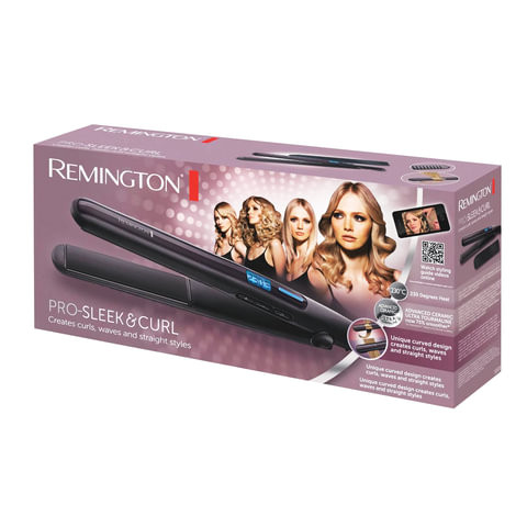 Выпрямитель для волос REMINGTON S6505, 9 режимов, 150-230°С, дисплей, керамика, черный