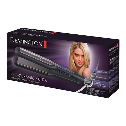 Выпрямитель для волос REMINGTON S5525, 9 режимов, 150-230°С, дисплей, керамика, черный