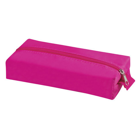 Пенал-косметичка BRAUBERG, полиэстер, "Радуга", розовый, 20х6х4 см, 226709