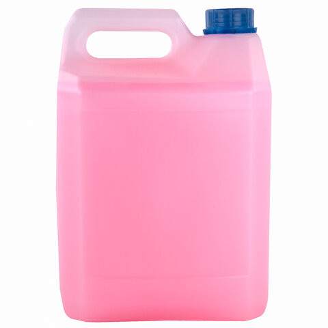 Мыло-крем жидкое DELUXE, 5 л, ЗОЛОТОЙ ИДЕАЛ "Розовый шелк", перламутровое, 607498
