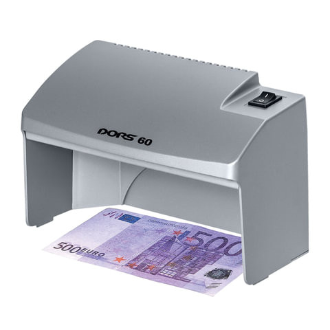 Детектор банкнот DORS 60, просмотровый, УФ детекция, серый, SYS-033277