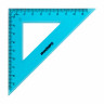 Набор чертежный средний ЮНЛАНДИЯ "Color", (линейка 20 см, 2 треугольника, транспортир), 210755