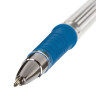 Ручка шариковая масляная с грипом BRAUBERG "i-Rite GT SKY", СИНЯЯ, голубые детали, узел 0,4 мм, 143299