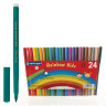 Фломастеры CENTROPEN "Rainbow Kids", 24 цвета, смываемые, эргономичные, вентилируемый колпачок, 7550/24
