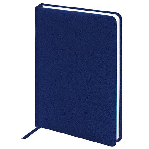 Ежедневник недатированный МАЛЫЙ ФОРМАТ (100x150 мм) А6, BRAUBERG "Select", 160 л., синий, 111686