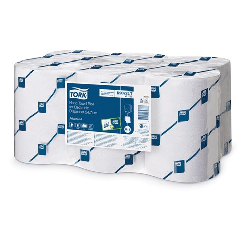 Полотенца бумажные рулонные TORK (Система H13), комплект 6 шт., 143 м, 2-х слойные, белые, 471110
