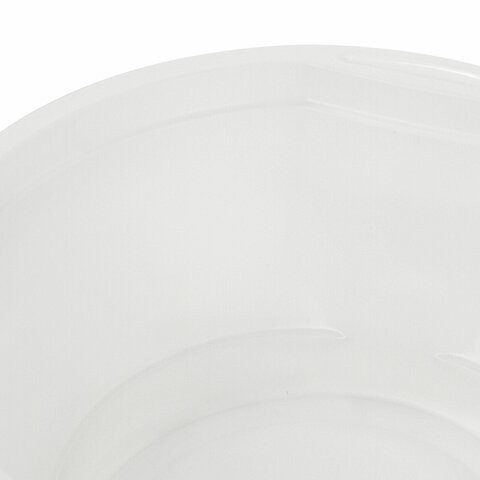 Одноразовые тарелки суповые, КОМПЛЕКТ 50 шт., 0,6 л, СТАНДАРТ, белые, ПП, холодное/горячее, ЛАЙМА, 606710