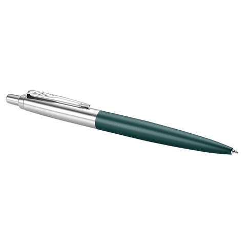 Ручка шариковая PARKER "Jotter XL", УТОЛЩЕННЫЙ корпус, зеленый матовый лак, детали из нержавеющей стали, синяя, 2068511