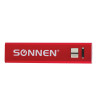 Аккумулятор внешний SONNEN POWERBANK V61С, 2600 mAh, литий-ионный, красный, алюминиевый корпус, 262748