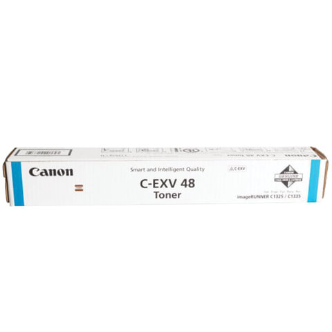Тонер CANON C-EXV48C iR C1325iF/1335iF, голубой, оригинальный, ресурс 11500 стр., 9107B002
