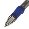 Ручка шариковая масляная с грипом BRAUBERG "i-Rite GT PRO", СИНЯЯ, корпус тонирированный черный, узел 0,4 мм, 143303