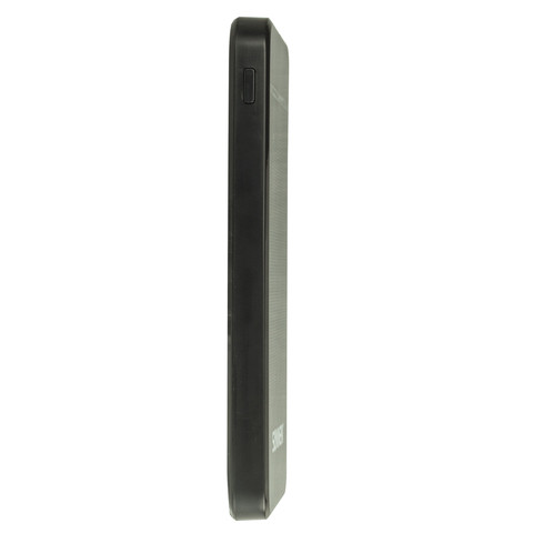 Аккумулятор внешний SONNEN POWERBANK V3801, 4000 mAh, литий-полимерный, черный, 262751