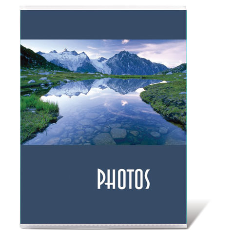 Фотоальбом BRAUBERG на 36 фото 10х15 см, мягкая обложка, "Пейзаж", ассорти, 390649