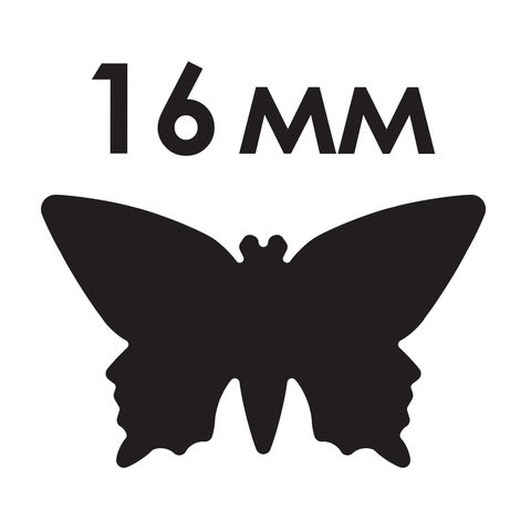 Дырокол фигурный "Бабочка", диаметр вырезной фигуры 16 мм, ОСТРОВ СОКРОВИЩ, 227154