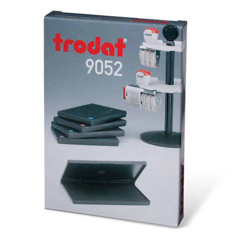 Штемпельная подушка TRODAT, 110х70 мм, неокрашенная, для красок на водной основе, 9052