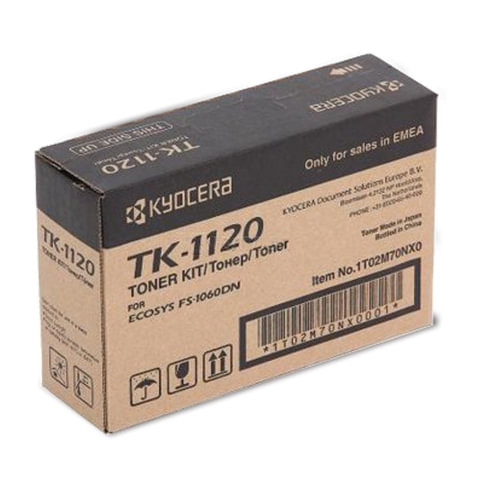 Тонер-картридж KYOCERA (TK-1120) FS1060DN/1025MFP/1125MFP, оригинальный, ресурс 3000 стр., 1T02M70NX1