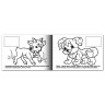 Книжка-раскраска А5, 4 л., HATBER, с наклейками, Мои первые уроки, "Домашние животные", 4Р5н 05824, R133187
