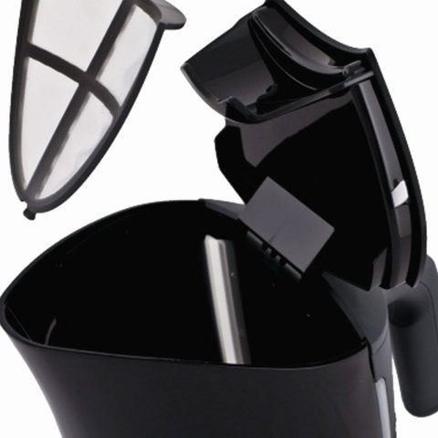 Чайник BRAUN WK-500.ONYX, 1,7 л, 3000 Вт, скрытый нагревательный элемент, пластик, черный/серый, WK500ONYX