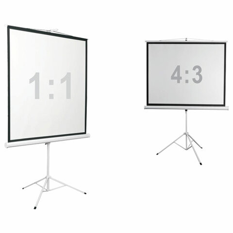 Экран проекционный на треноге 100" (186х189 см), матовый, 1:1, DIGIS KONTUR-D, DSKD-1105
