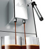 Кофемашина MELITTA CAFFEO SOLO&MILK Е 953-102, 1400 Вт, объем 1,2 л, емкость для зерен 125 г, ручной капучинатор, серебристая