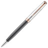 Ручка шариковая PARKER "Sonnet Explore PGT", корпус темно-серый, детали розовое золото, черная, 2054829