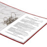 Папка-регистратор ОФИСМАГ с арочным механизмом, покрытие из ПВХ, 75 мм, красная, 225750