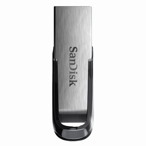 Флеш-диск 64 GB, SANDISK Ultra Flair USB 3.0, серебристый/черный, SDCZ73-064G-G46