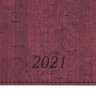 Еженедельник датированный 2021 МАЛЫЙ ФОРМАТ (95х155 мм) А6, BRAUBERG "Wood", кожзам, бордо, 111558