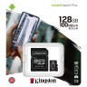 Карта памяти microSDXC 128 GB KINGSTON Canvas Select Plus UHS-I U1,100 Мб/с (class 10), адаптер, SDCS2/128 GB, SDCS/128GB