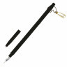 Ручка с подвеской гелевая CENTRUM "Pendant", СИНЯЯ, корпус черный, узел 0,7 мм, дисплей, 80752