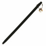 Ручка с подвеской гелевая CENTRUM "Pendant", СИНЯЯ, корпус черный, узел 0,7 мм, дисплей, 80752