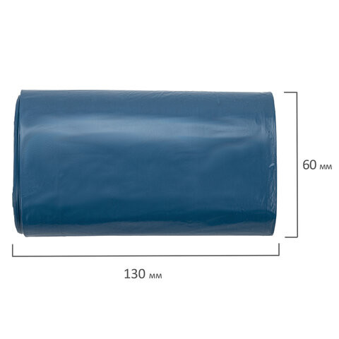 Мешки для мусора LAIMA "ULTRA" 35 л синие 20 шт. особо прочные, ПВД 20 мкм, 50х60 см, 607686