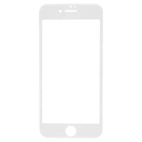 Защитное стекло для iPhone 7/8 Full Screen (3D), RED LINE, белый, УТ000014071