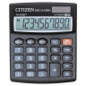 Калькулятор настольный CITIZEN SDC-810BN, КОМПАКТНЫЙ (124x102 мм), 10 разрядов, двойное питание