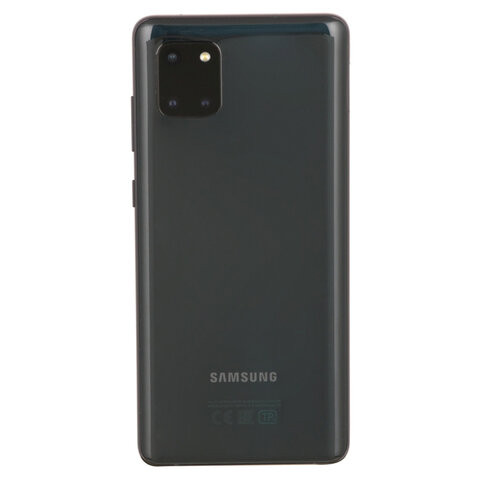 Смартфон SAMSUNG Galaxy Note10 Lite, 2 SIM, 6,7", 4G (LTE), 3/12 + 12 + 12 Мп, 128 ГБ, черный, металл, SM-N770FZKMSER