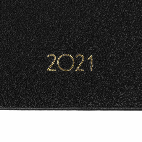 Еженедельник датированный 2021 МАЛЫЙ ФОРМАТ (95х155 мм) А6, BRAUBERG "Select", балакрон, черный, 111563