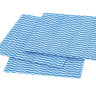 Салфетки универсальные, 34х38 см, КОМПЛЕКТ 10 шт., 50 г/м2, вискоза (с-лейс), синяя волна ЛАЙМА, 605499