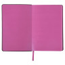 Ежедневник датированный 2021 А5 (138х213 мм) BRAUBERG "Stylish", кожзам, розовый, 111441