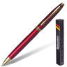 Ручка бизнес-класса шариковая BRAUBERG "De Luxe Red", корпус бордовый, узел 1 мм, линия письма 0,7 мм, синяя, 141413