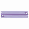 Пенал-косметичка ЮНЛАНДИЯ, мягкий, полупрозрачный, "Glossy", фиолетовый, 20х5х6 см, 228985