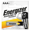 Батарейка ENERGIZER Alkaline Power, AAA (LR03, 24А), алкалиновая, мизинчиковая,1 шт., в блистере (отрывной блок), Е300140400