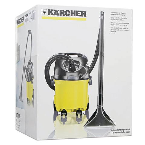 Пылесос моющий KARCHER (КЕРХЕР) SE 5.100, потребляемая мощность 1400 Вт, желтый, 1.081-200.0