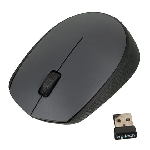 Набор беспроводной LOGITECH Wireless MK235, клавиатура, мышь 2 кнопки + 1 колесо-кнопка, черный, 920-007948