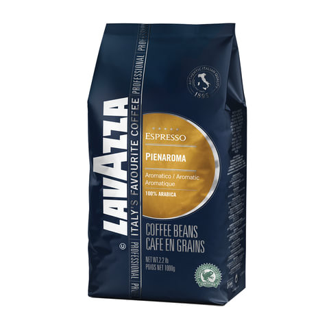Кофе в зернах LAVAZZA "Pienaroma", 1000 г, вакуумная упаковка, 2304