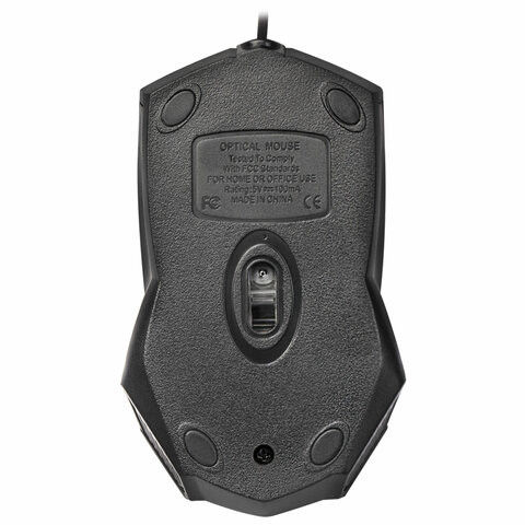 Мышь проводная DEFENDER Guide MB-751, USB, 2 кнопки+1 колесо-кнопка, оптическая, черная, 52751