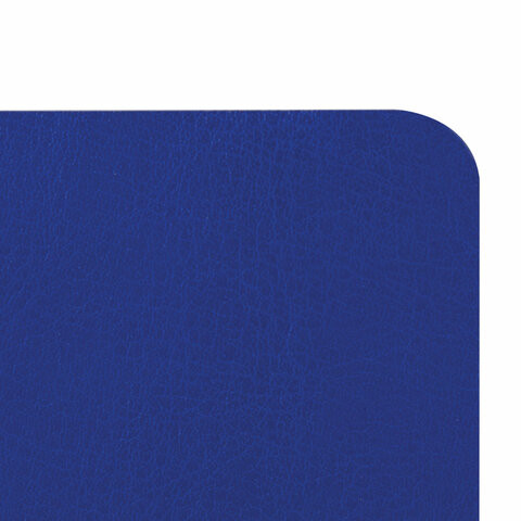 Блокнот А5 (148x218 мм), BRAUBERG "Metropolis Ultra", под кожу, резинка, 80 л., синий, 111017