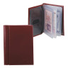 Бумажник водителя BEFLER "Classic", натуральная кожа, тиснение, 6 пластиковых карманов, коньяк, BV.25.-1